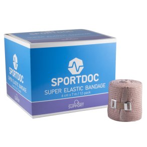 Super Elastic Bandage - 12 ruller - 6cm x 7m