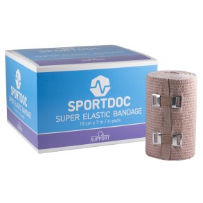 Super Elastic Bandage - 6 ruller - 10cm x 7m