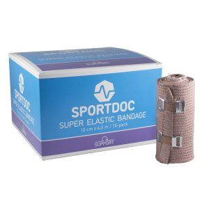 Super Elastic Bandage - 10 ruller - 10cm x 4,5m