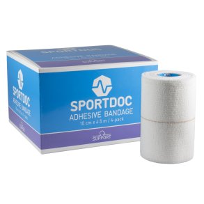 Selvklbende Bandage - 4 ruller - 10cm x 4,5m