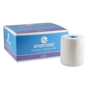 Cohesive Stretch Tape - 4 ruller - 7,6cm x 6,9m