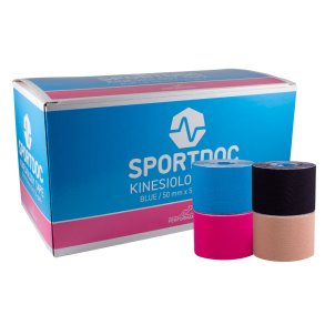 Kinesiologitape - 24 ruller - 50mm x 5m