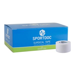 Kirurgisk Tape - 12 stk - 2,4cm x 9,14m