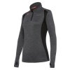 Greta Fohen T-shirt 1/4 Zip Woman Antracit Meleret